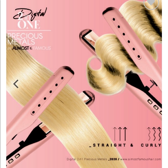 🆕 Almost Famous 2 IN 1 Twist Straightener/Curler - Picture 4 of 7